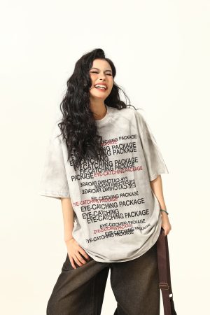 Unisex Spray Dye Short Sleeve T-Shirt - Wild American Wasteland Style, Trendy Summer Fashion for Men and Women