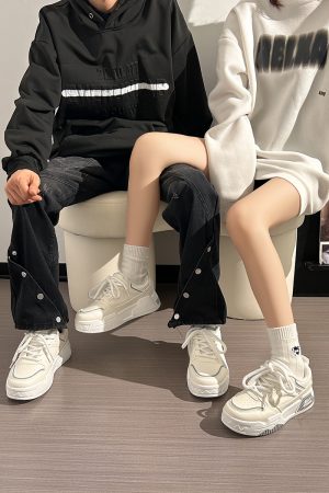 Unisex Summer Mesh Sports Shoes - Breathable Versatile Thick-Soled Casual Sneakers for Women and Men