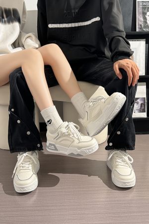 Unisex Summer Mesh Sports Shoes - Breathable Versatile Thick-Soled Casual Sneakers for Women and Men