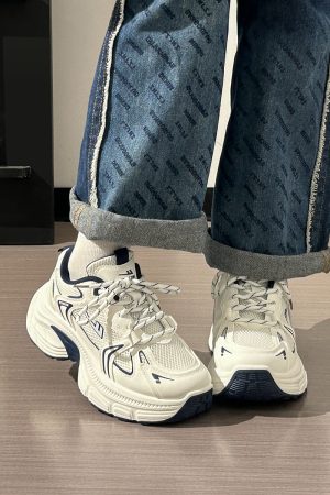 Unisex Thick-Soled Dad Shoes - 2025 Summer Mesh Breathable Casual Footwear for Versatile Style