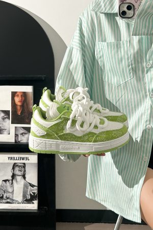 Unisex Thick-Soled Sneakers for Spring 2025 - Versatile Casual Sports Shoes for Men and Women