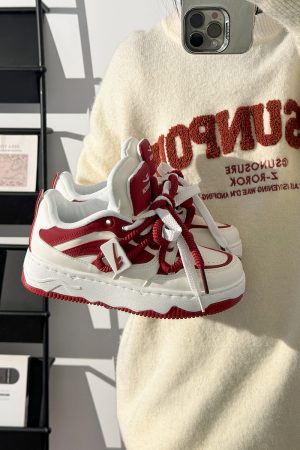 Unisex Thick-Soled Sneakers for Spring Summer, Trendy American Retro Mesh Breathable Sports Shoes for Women and Men