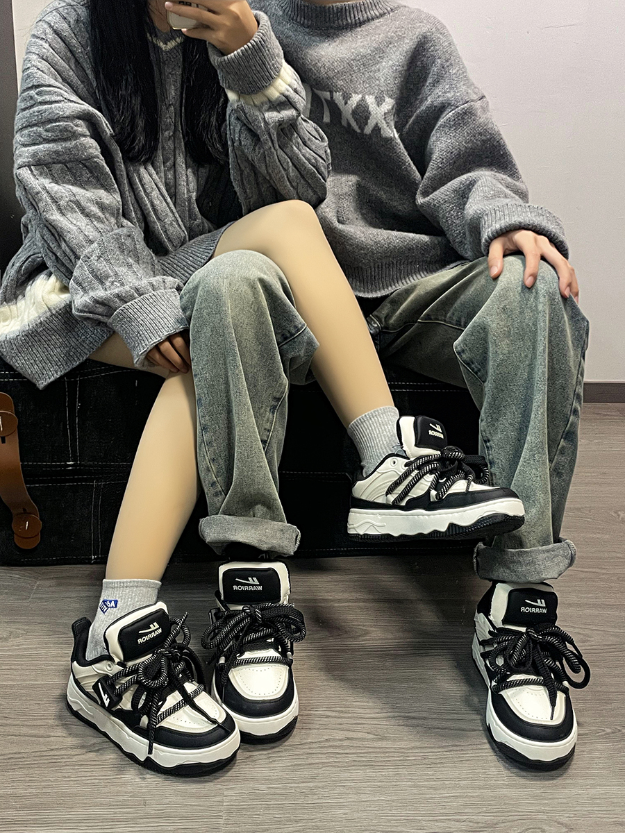 Unisex Thick-Soled Sneakers for Spring Summer, Trendy American Retro Mesh Breathable Sports Shoes for Women and Men Unisex Thick-Soled Sneakers for Spring Summer, Trendy American Retro Mesh Breathable Sports Shoes for Women and Men