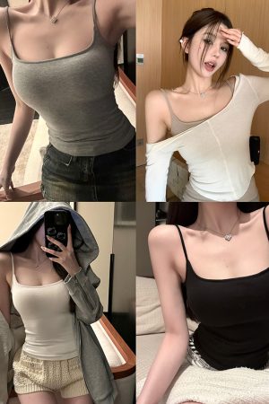 Universal Lift Cup Camisole for Women - Fitted Basic Top with Chest Pads, Versatile Essential for Everyday Style