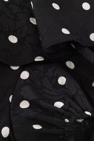 V-Neck Floral Maxi Dress for Women - Vintage 2025 Summer Vacation Style - Black - Elegant Anti-Aging Design