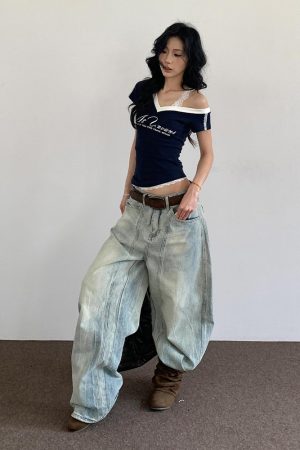 V-Neck Short Sleeve Women's Summer T-Shirt - Spicy Girl Lace Splicing Slim Fit Top - Trendy American Style Fashion