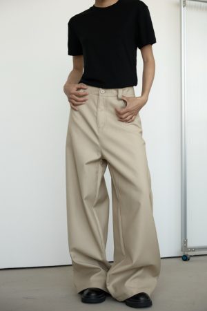 Versatile A-Line Wide-Leg Pants for Women - Summer Street Style, Loose Fit, American Fashion