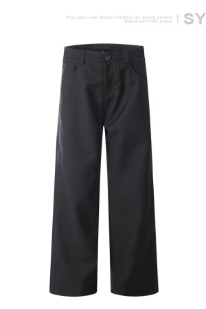 Versatile A-Line Wide-Leg Pants for Women - Summer Street Style, Loose Fit, American Fashion