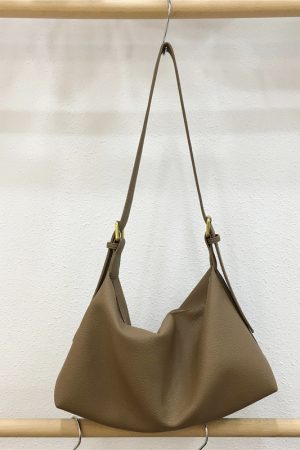 Versatile Soft Leather Casual Shoulder Crossbody Bag for Autumn Winter - Large Capacity, Ideal for Commute and Daily Use