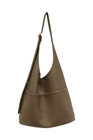 Versatile Soft Leather Tote Bag - Korean Style Fashionable Large Capacity Shoulder Bag for Moms & Kids