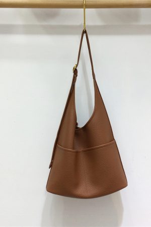 Versatile Soft Leather Tote Bag - Korean Style Fashionable Large Capacity Shoulder Bag for Moms & Kids