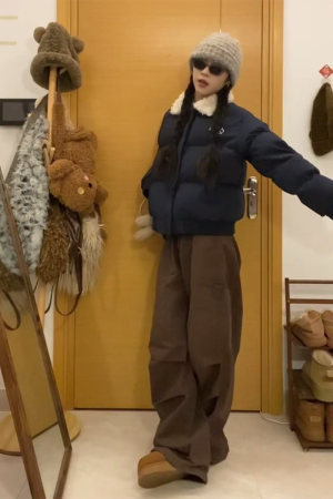 Versatile Women's High Street Wide-Leg Pants - American Style Straight-Leg Casual Jazz Dance Sports Trousers