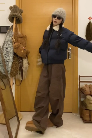 Versatile Women's High Street Wide-Leg Pants - American Style Straight-Leg Casual Jazz Dance Sports Trousers