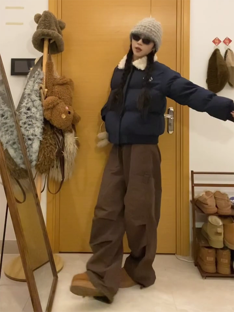 Versatile Women's High Street Wide-Leg Pants - American Style Straight-Leg Casual Jazz Dance Sports Trousers Versatile Women's High Street Wide-Leg Pants - American Style Straight-Leg Casual Jazz Dance Sports Trousers