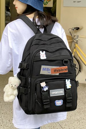 Versatile Women's Large Capacity Lightweight Double Shoulder Backpack for School, Sports, Travel - Stylish & Functional Design