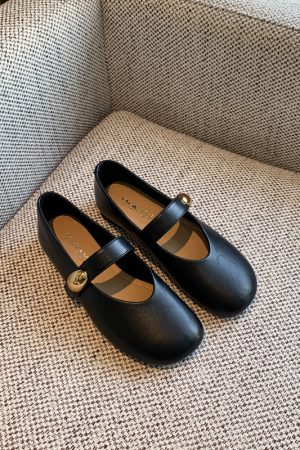 Versatile Women's Velcro Retro Mary Jane Leather Shoes - 2025 Spring Style, Fashionable and Comfortable Footwear for Every Occasion