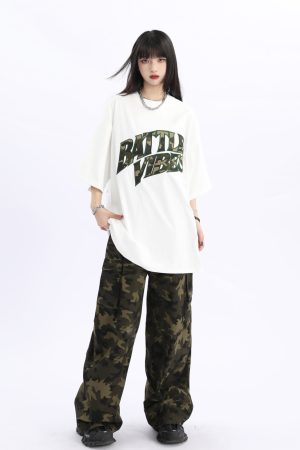 Vintage American Retro Oversized Short Sleeve T-Shirt for Men and Women - Unisex Loose Fit High Street Couple Tee