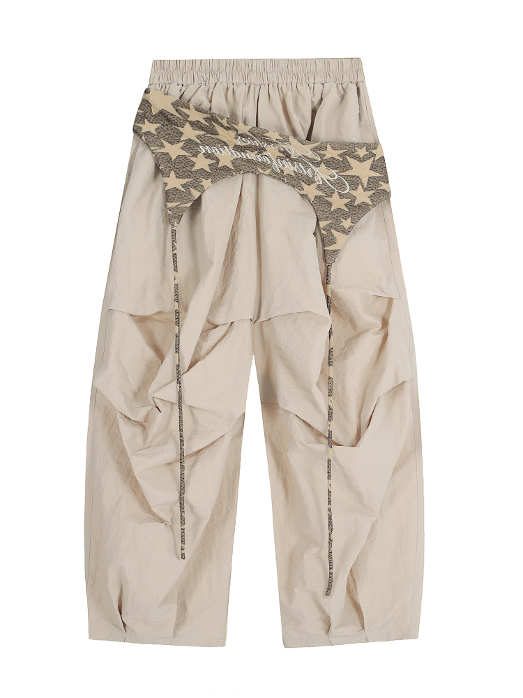 Vintage American Work Pants for Women - Loose Wide-Leg Jazz Dance Casual Sports Trousers with Street Vibe, Floor-Length Style Vintage American Work Pants for Women - Loose Wide-Leg Jazz Dance Casual Sports Trousers with Street Vibe, Floor-Length Style