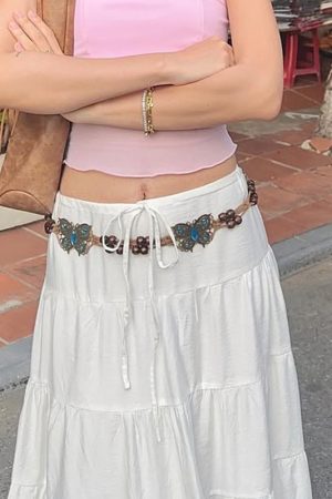 Vintage Bohemian Y2K Waist Cincher Belt - Ethnic Retro Knight Accessories for Unique Style