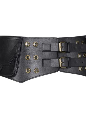 Vintage Bohemian Y2K Waist Cincher Belt - Ethnic Retro Knight Accessories for Unique Style