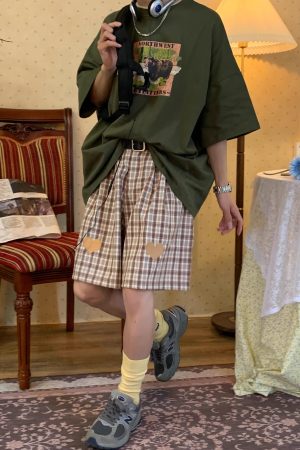 Vintage California Bear T-Shirt - Short Sleeve, Loose Fit, European American Trend, Versatile Style, Y2K Fashion