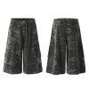 Vintage Camouflage Work Pants for Men & Women, Loose Straight-Leg Wide-Leg Trousers, 8/10 Length, Y2K Streetwear Style