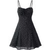 Vintage Floral Slip Dress for Women - Elegant French Style Summer Mini Dress 2025
