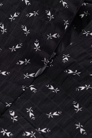 Vintage Floral Slip Dress for Women - Elegant French Style Summer Mini Dress 2025