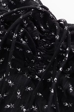 Vintage Floral Slip Dress for Women - Elegant French Style Summer Mini Dress 2025