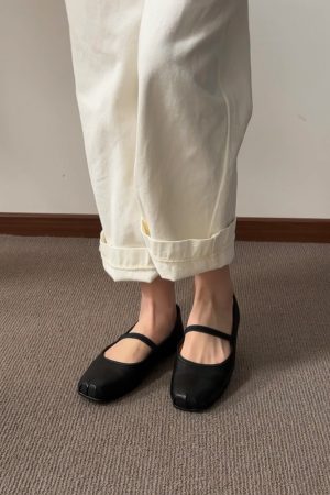 Vintage French Ballet Flats for Women - Handmade Washable Horse Leather Shoes, 2025 Style, Chic Comfort