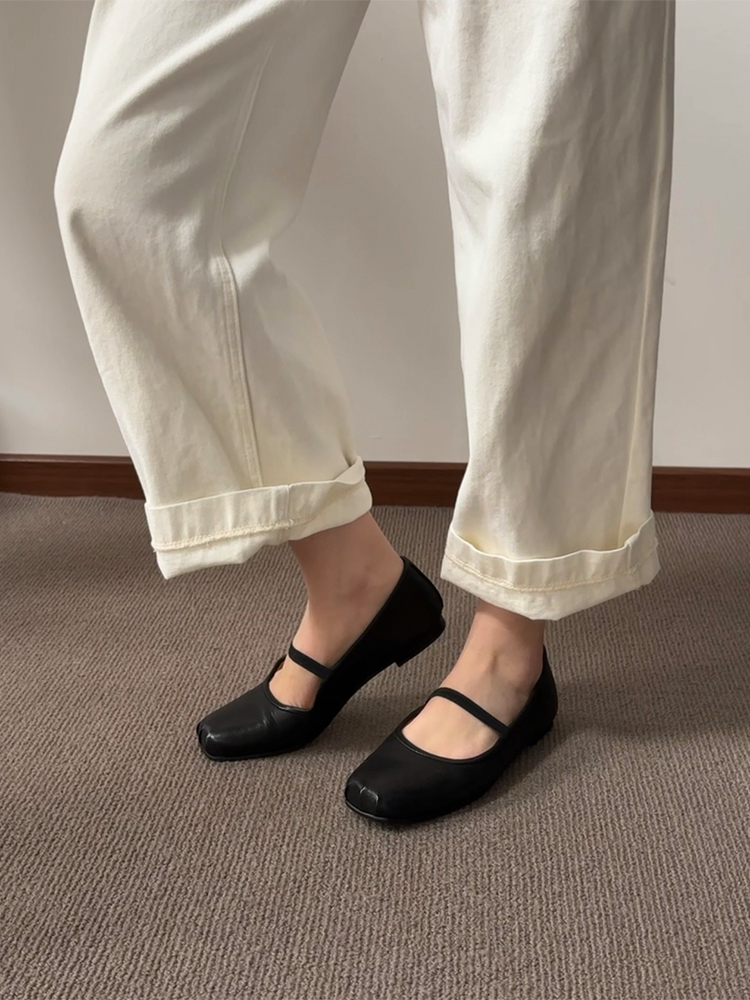 Vintage French Ballet Flats for Women - Handmade Washable Horse Leather Shoes, 2025 Style, Chic Comfort Vintage French Ballet Flats for Women - Handmade Washable Horse Leather Shoes, 2025 Style, Chic Comfort