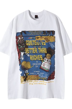 Vintage Gray Heavy-Duty Short Sleeve T-Shirt for Women â€“ Loose Fit American High Street Summer Top Trend