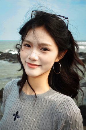 Vintage Gray Knitted T-Shirt for Women, Summer Short Sleeve Cropped Sweater, Slim Fit, Flattering Style for Trendy Girls