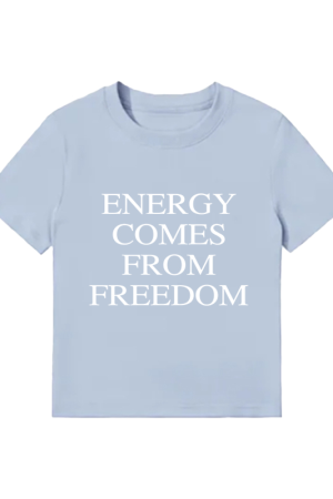 Vintage Green Letter Print Shoulder T-Shirt for Women, Slim Fit Short Sleeve Top, Trendy Summer Style