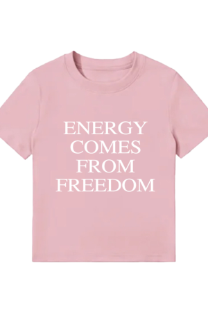 Vintage Green Letter Print Shoulder T-Shirt for Women, Slim Fit Short Sleeve Top, Trendy Summer Style