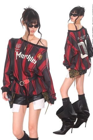 Vintage-Inspired American Sports Jersey - Retro Athletic Top for Casual Wear, 90s Style, Unisex Sports Fashion