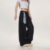 Vintage-Inspired Loose Flared Denim Pants for Men and Women - Trendy Straight Leg Wide-Leg Design, 90s Style