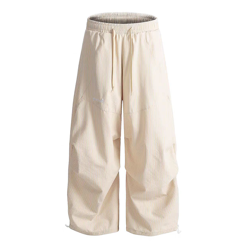 Vintage-Inspired Women's Wide-Leg Jazz Dance Pants, Loose Draped Striped Casual Sports Trousers for Summer Fashion Vintage-Inspired Women's Wide-Leg Jazz Dance Pants, Loose Draped Striped Casual Sports Trousers for Summer Fashion