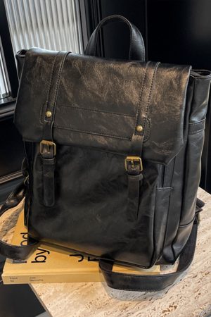 Vintage Large Capacity Women's Backpack - Versatile Commuter Book Bag for Students and Travel