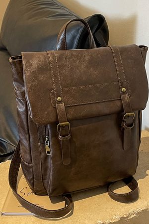 Vintage Large Capacity Women's Backpack - Versatile Commuter Book Bag for Students and Travel