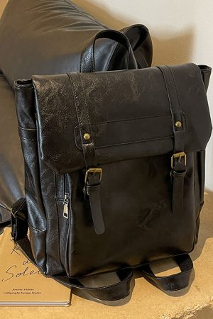 Vintage Large Capacity Women's Backpack - Versatile Commuter Book Bag for Students and Travel