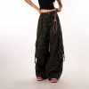 Vintage Leopard Print Camouflage Casual Pants for Women - BF Loose Wide-Leg Trousers in Lazy Style, Perfect for 90s Y2K Fashion