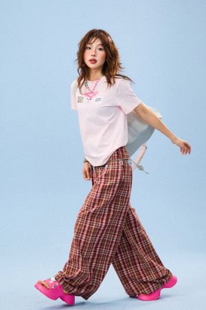 Vintage Patch Embroidery Short Sleeve T-Shirt for Women - Casual Summer Top, Versatile American Style Fashion