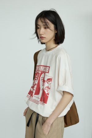 Vintage Punk Printed Short-Sleeve T-Shirt for Men and Women - Casual Loose Summer Tee, 90s Style