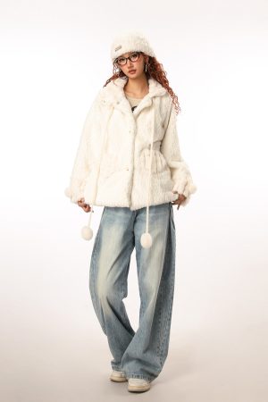 Vintage Retro Distressed Denim Pants for Men and Women - Loose Straight Leg Floor-Length Wide-Leg Style, Casual 90s Fashion