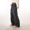 Vintage Ripped Work Pants for Women and Men - Straight Loose Wide-Leg Casual Flared Trousers - Retro 90s Style