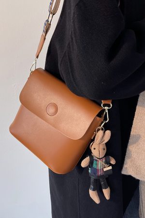 Vintage Soft Leather Bucket Crossbody Bag for Women - High-End Versatile Sweet Shoulder Bag for Commuting and Travel