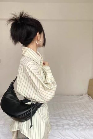 Vintage Soft Leather Dumpling Bag - Versatile Crescent Shoulder Crossbody Bag for Commuters - Elegant High-End Waist Bag