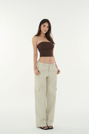 Vintage Wash Banana Tapered Work Denim Pants for a Retro 90s Look - Casual Relaxed Fit for Everyday Style