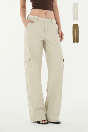 Vintage Wash Banana Tapered Work Denim Pants for a Retro 90s Look - Casual Relaxed Fit for Everyday Style